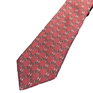 Hermes 100% Silk Tie Iconic H Design Made in France 7000 SA